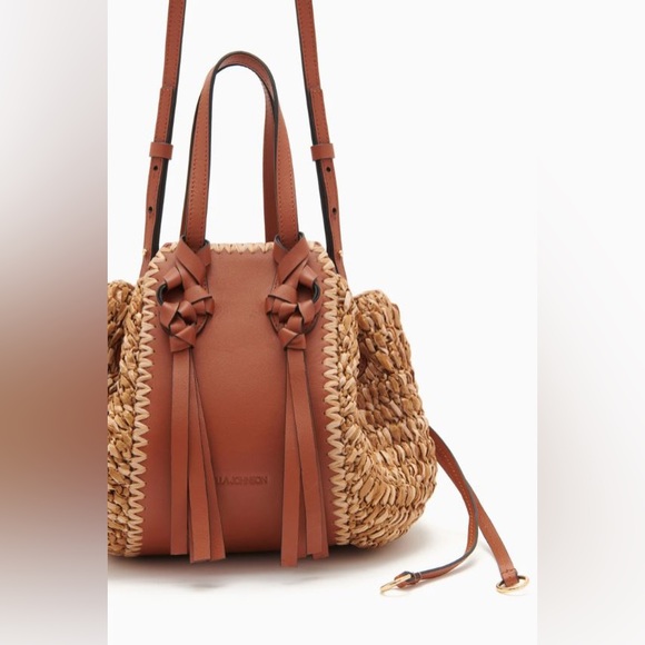 Ulla Johnson Gio Crossbody Raffia Bag - Picture 2 of 6